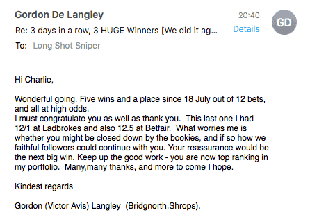 Long Shot Sniper testimonial desktop 1