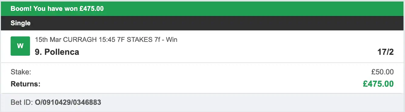 Long Shot Sniper - Winner - 2026-03-15